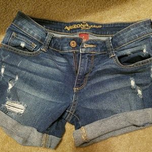 Denim shorts